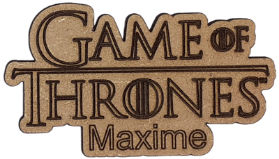 Magnet - Games of Thrones personnalisable